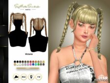 Sims 4 Victoria Hairstyle mod