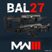 GTA 5 BAL-27 from AW Fivem / Replace Animated mod