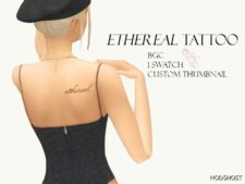 Sims 4 Mod: Ethereal Tattoo (Featured)