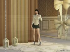 Sims 4 Female Shoes Mod: Ester Boots (Image #2)