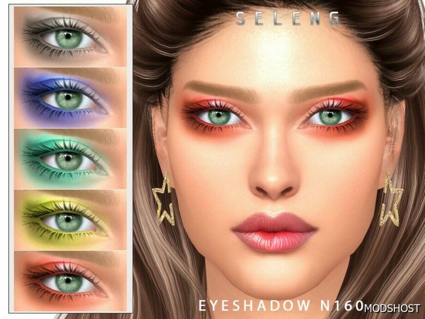 Sims 4 Eyeshadow Makeup Mod: N160 (Featured)