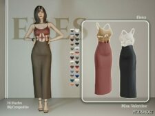Sims 4 Elena Dress mod