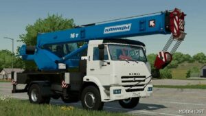 FS22 Kamaz Truck Mod: Crane Klincy 4×2 V3.0 (Featured)