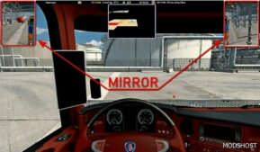 ETS2 Mirrors Part Mod: (Big/Middle/Mini) 1.50 (Featured)