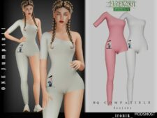Sims 4 Female Clothes Mod: ONE Jumpsuit (Featured)