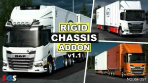 ETS2 Part Mod: Rigid Chassis Addon V1.1 1.50 (Featured)