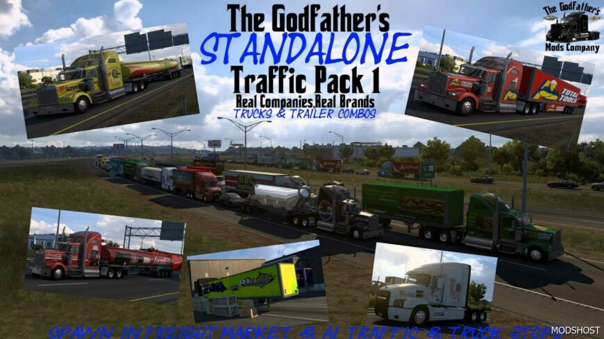 ATS Standalone Traffic Mod: The Godfather’s Standalone Pack 1 V1.1 1.50 (Featured)