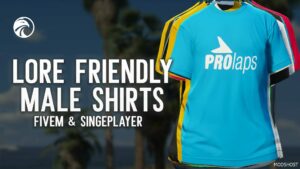 GTA 5 Mod: Lore Friendly Shirts for MP Male Fivem – Singeplayer