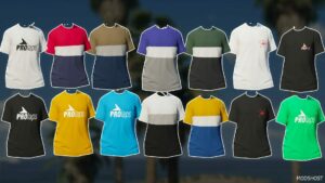 GTA 5 Mod: Lore Friendly Shirts for MP Male Fivem – Singeplayer (Image #3)