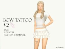 Sims 4 Male Mod: BOW Tattoo V2 (Featured)