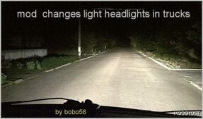 ATS Headlights Part Mod: Bright Headlights V4.2 1.50 (Featured)