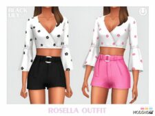 Sims 4 Rosella Outfit mod