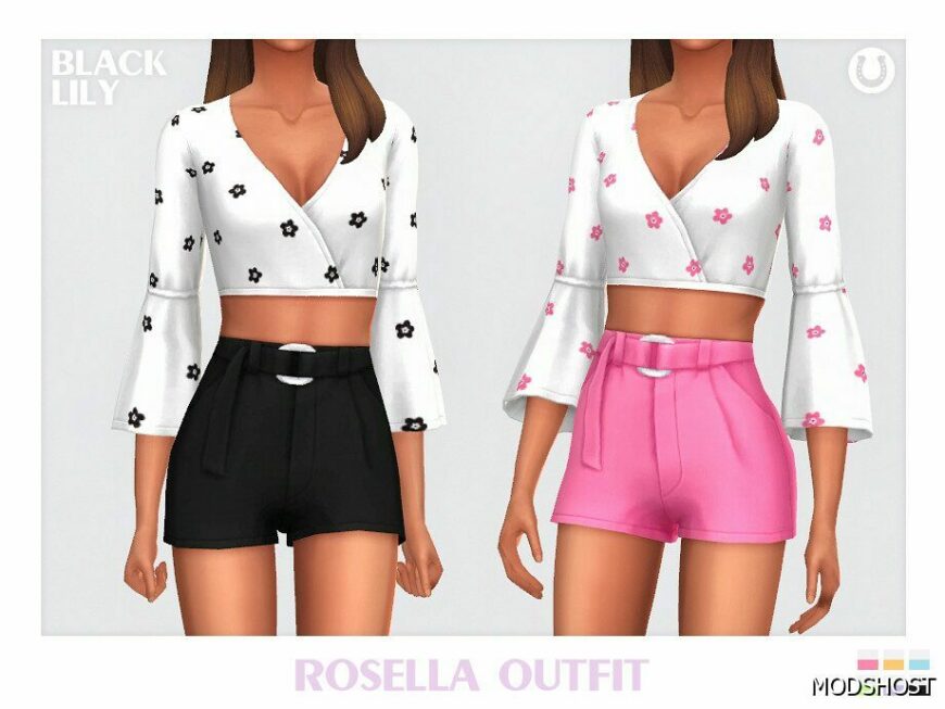 Sims 4 Female Clothes Mod: Rosella Outfit (Featured)