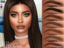 Sims 4 Eyebrows Hair Mod: Avery Eyebrows N314 (Featured)
