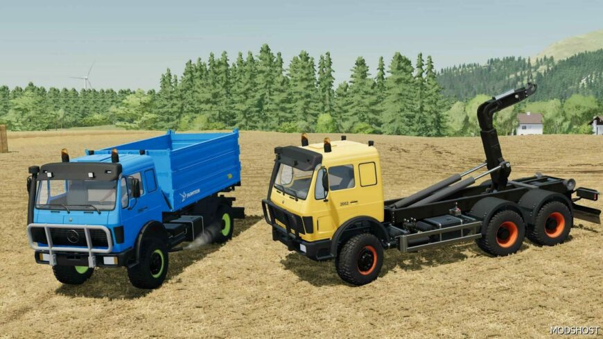FS22 Mercedes Benz Agrar Kipper & IT Runner Trucks mod