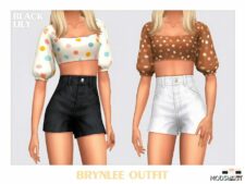 Sims 4 Teen Clothes Mod: Brynlee Outfit (Featured)