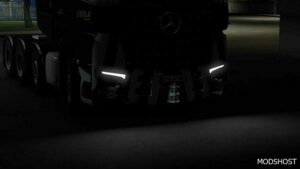 ETS2 Mercedes-Benz Part Mod: BIG Stars Actros Arocs SLT NEW Headlights 1.50 (Image #3)