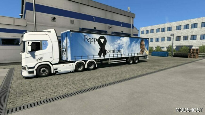 ETS2 Mod: Skin X Peppe (SCS BOX Trailer) (Featured)