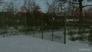FS22 Mod: Chain Link Fence with Gate (Image #2)