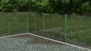 FS22 Mod: Chain Link Fence with Gate (Image #3)