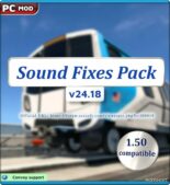 ETS2 Sound Fixes Pack v24.18.1 1.50 mod