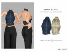 Sims 4 Emma Blouse mod