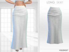 Sims 4 Long Skirt mod