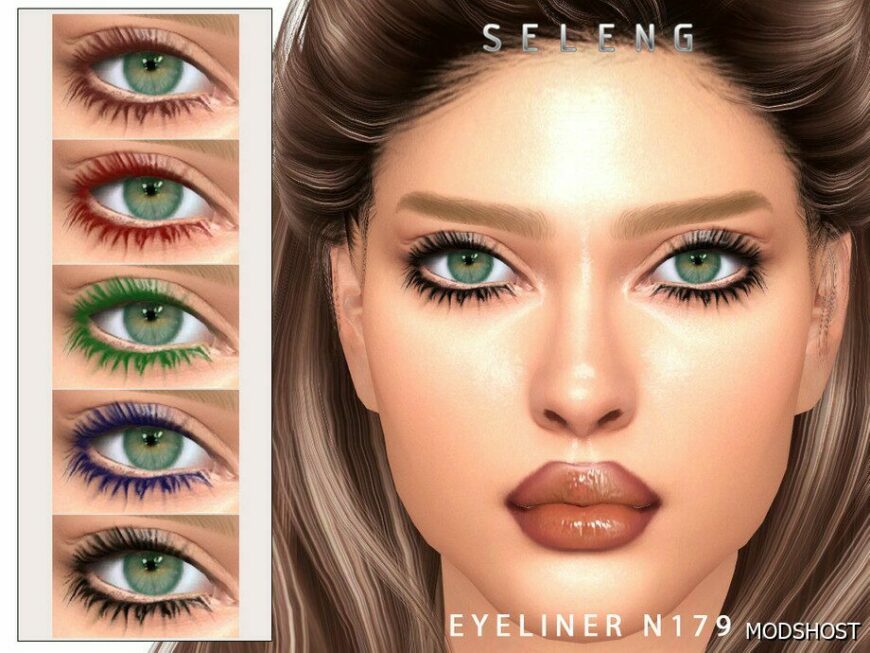 Sims 4 Eyeliner N179 mod