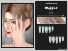 Sims 4 Accessory Mod: Bubble Nail
