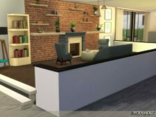 Sims 4 House Mod: Blue Lavender No CC (Image #3)