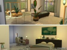 Sims 4 House Mod: Blue Lavender No CC (Image #6)