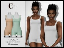 Sims 4 Athletic Jumpsuit O-53 mod