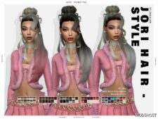 Sims 4 Female Mod: Jori Hairstyle (Featured)