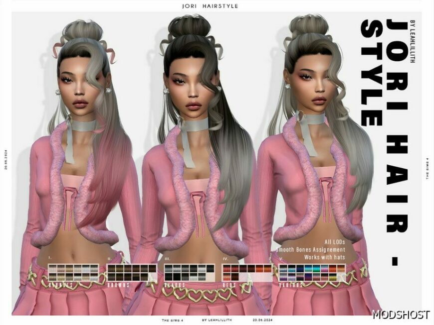 Sims 4 Jori Hairstyle mod