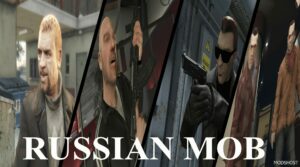 GTA 5 GTA IV Russian Cutscene Goons Addon-Peds mod