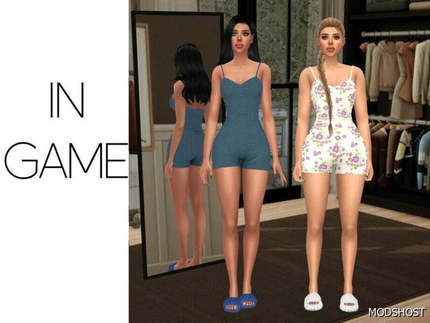 Sims 4 Alina – Pajama Romper mod