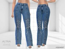 Sims 4 Alyna Jeans mod
