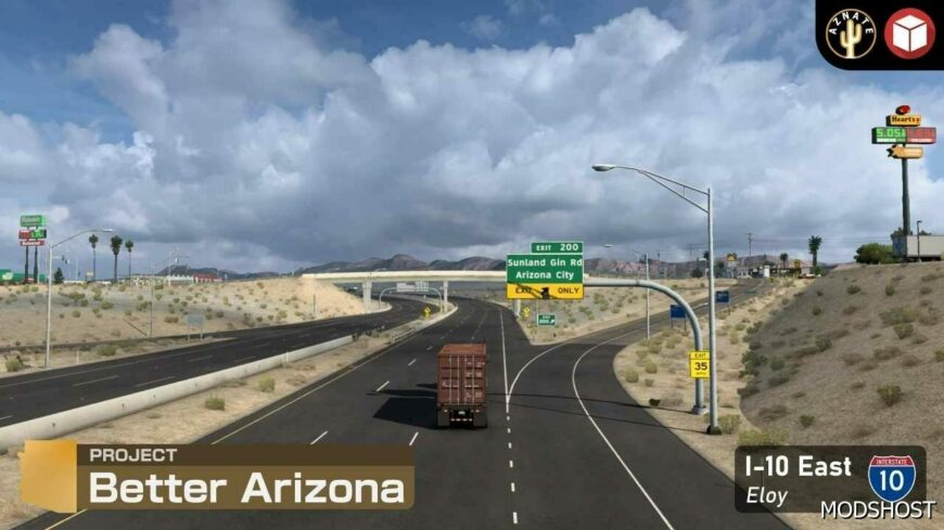 ATS Map Mod: Project Better Arizona + Reforma Connection V0.4 1.50 (Featured)