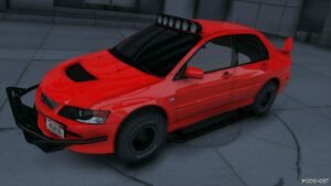 GTA 5 Mitsubishi Evolution 9MR Raid mod