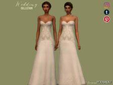 Sims 4 Wedding Dress – MDR70 mod