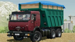 FS22 Kamaz Truck Mod: 55111-15 (Featured)