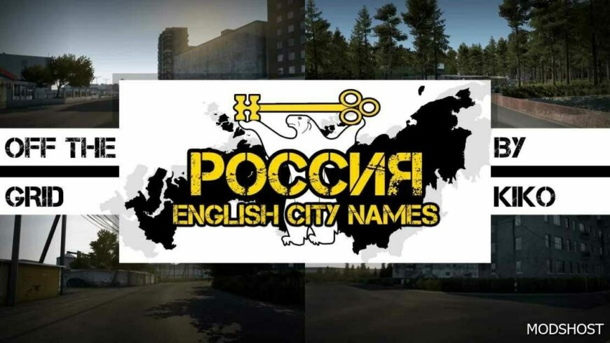 ETS2 Map Mod: Otgr English City Names V1.3 1.50 (Featured)