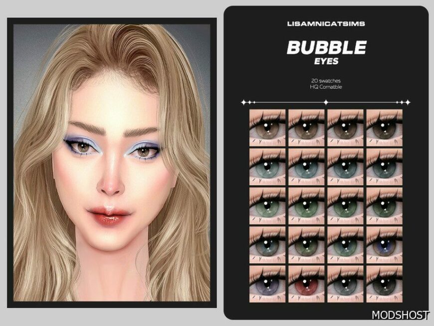 Sims 4 Bubble Eyes mod
