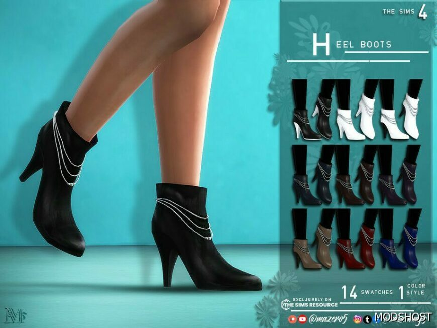 Sims 4 Heel Boots mod