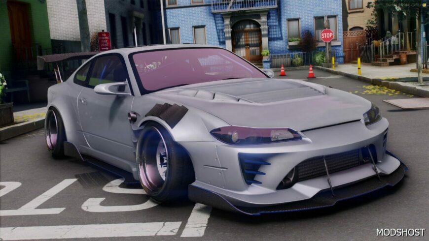 GTA 5 Nissan Vehicle Mod: S15 BN Sports KIT (Featured)