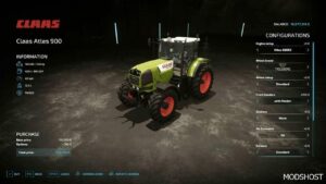 FS22 Claas Tractor Mod: Atles 900RZ V1.6 (Featured)