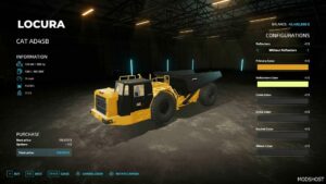 FS22 Tractor Mod: Locura CAT Mining SET (Featured)