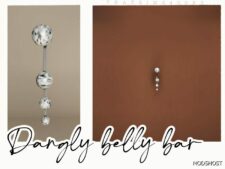 Sims 4 Dangly Belly Piercing mod