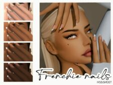 Sims 4 Frenchie Nails mod