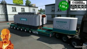 ETS2 95TN Siemens Transformator Trailer 1.50 mod